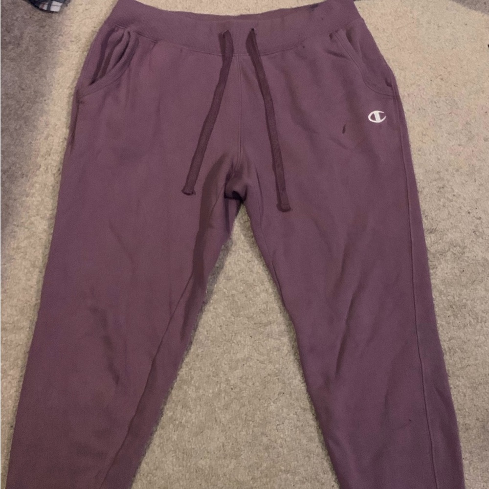 Purple Champion Sweat Pants